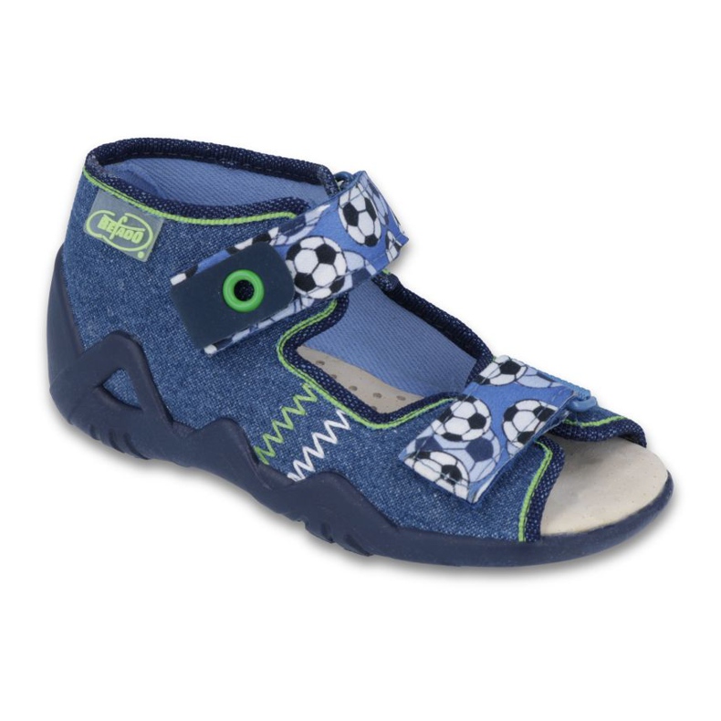 Zapatos befado amarillo niño 250P075 azul marino