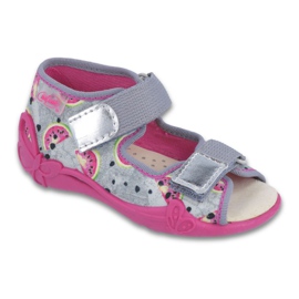 Zapatos befado amarillo niño 242P080 rosa gris