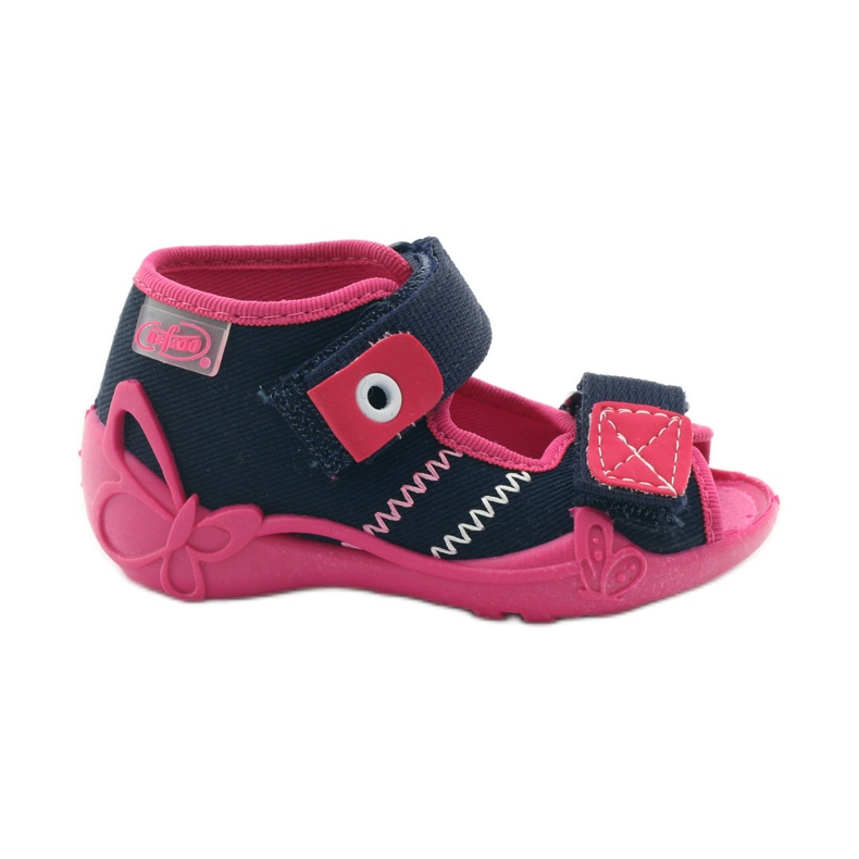 Calzado infantil befado 242P056 azul marino rosado