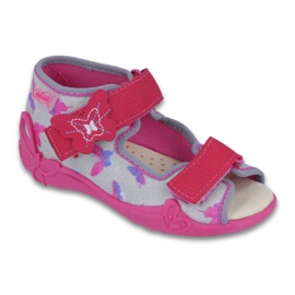 Zapatos befado amarillo niño 242P077 rosa gris