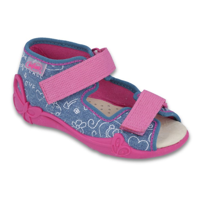 Zapatos befado amarillo niño 242P078 rosado azul