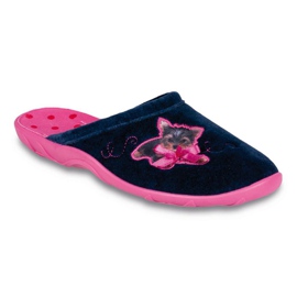 Zapatos mujer befado color pu 235D100 rosa azul marino