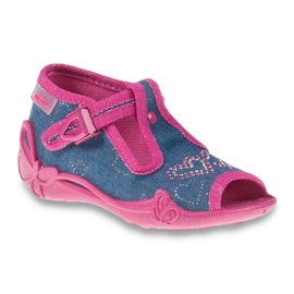 Zapatos befado azul niño 213P101 azul marino rosado