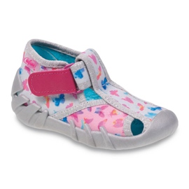 Zapatos befado niño 190P078 rosa gris