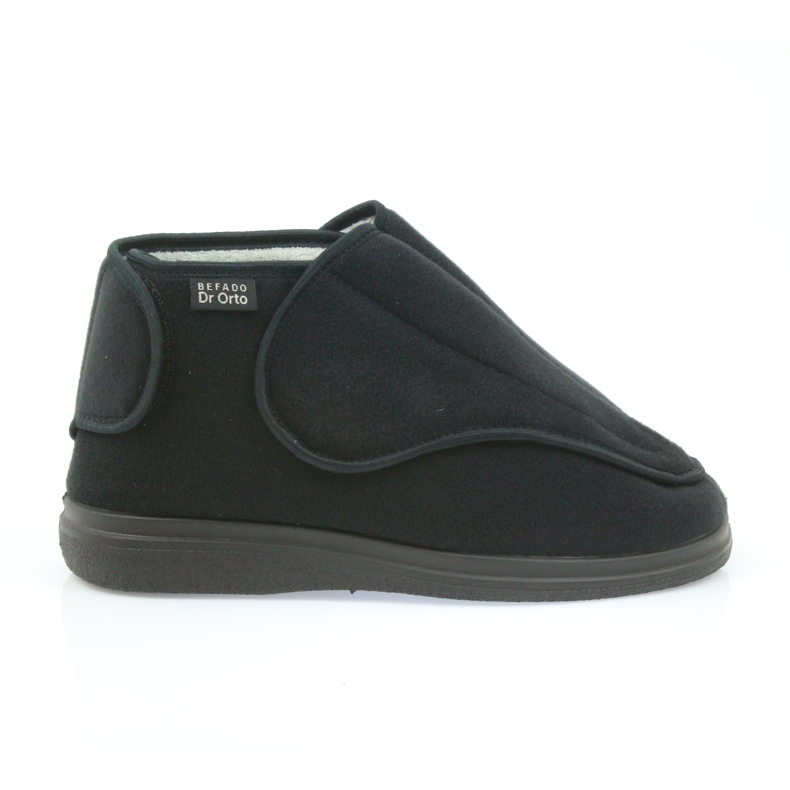 Dr.orto Befado Shoes de velcro para mujeres 163d002 Negro