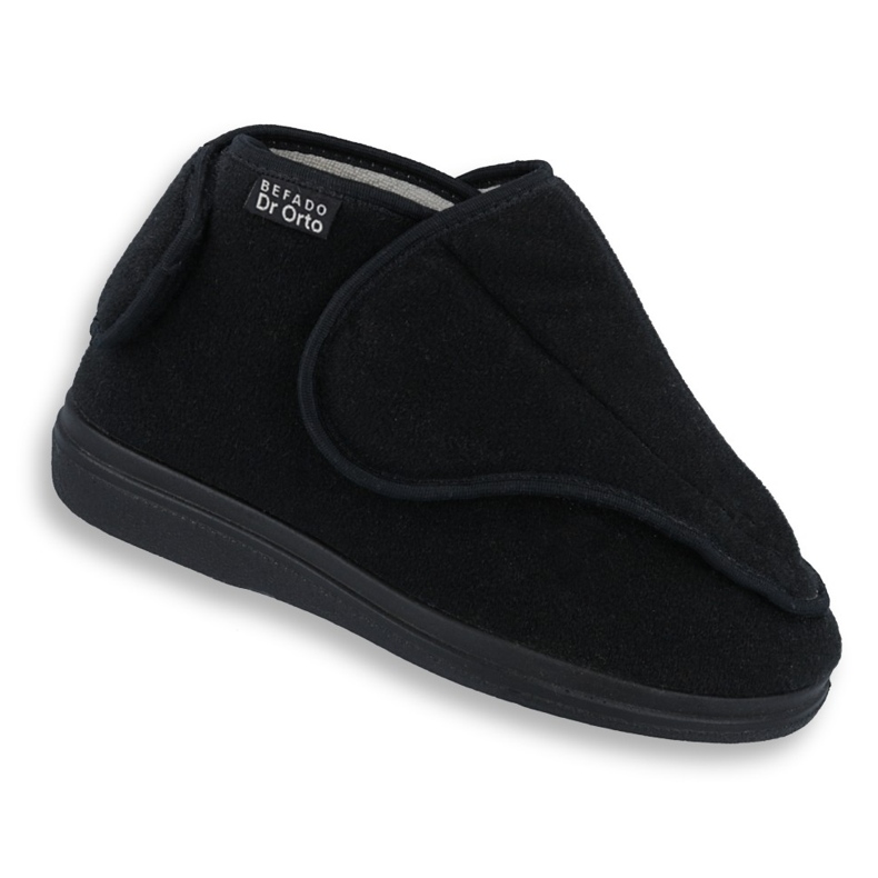 Dr.orto Befado zapatos para hombres para velcro pu 163m002 negro