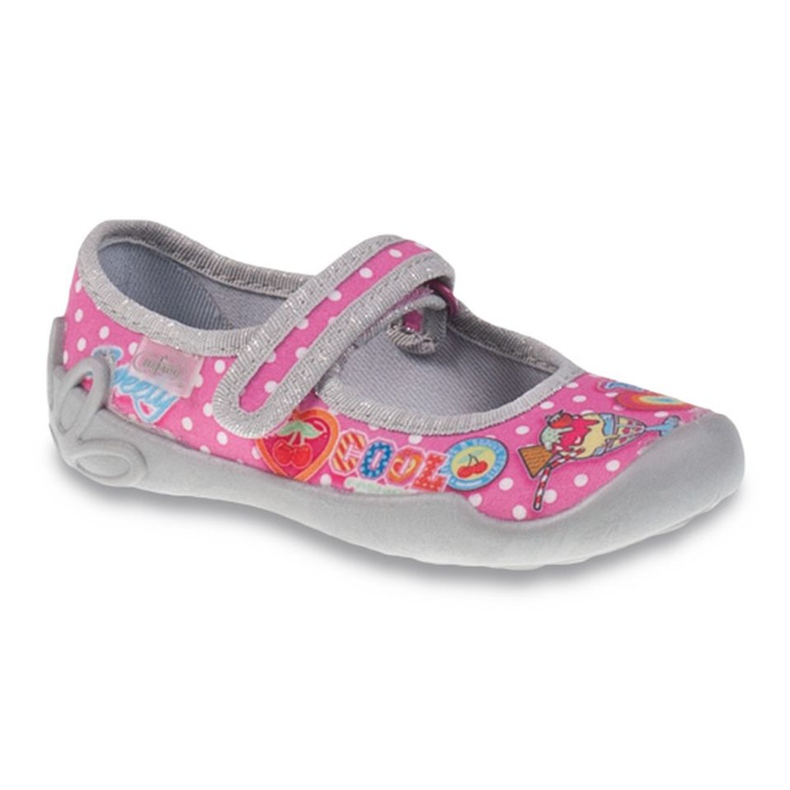 Zapatos befado niño 114X282 rosado azul blanco