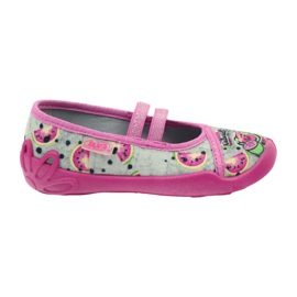 Zapatos befado niño 116X231 rosado gris