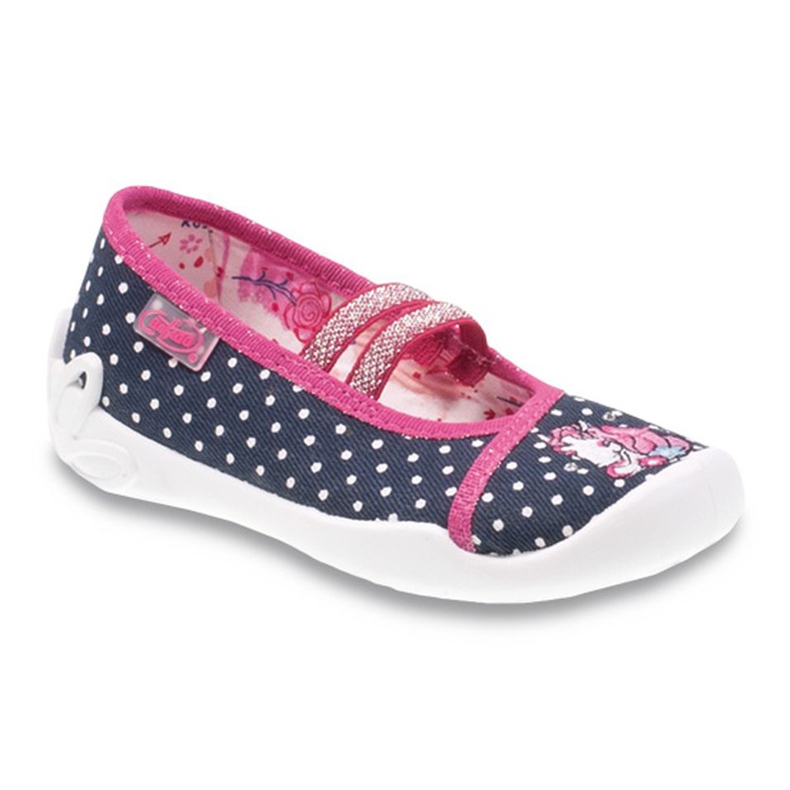 Zapatos befado niño 116X223 azul marino rosado