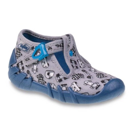 Calzado infantil befado 110P312 azul gris