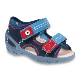 Zapatos befado niño pu 065X112 azul marino