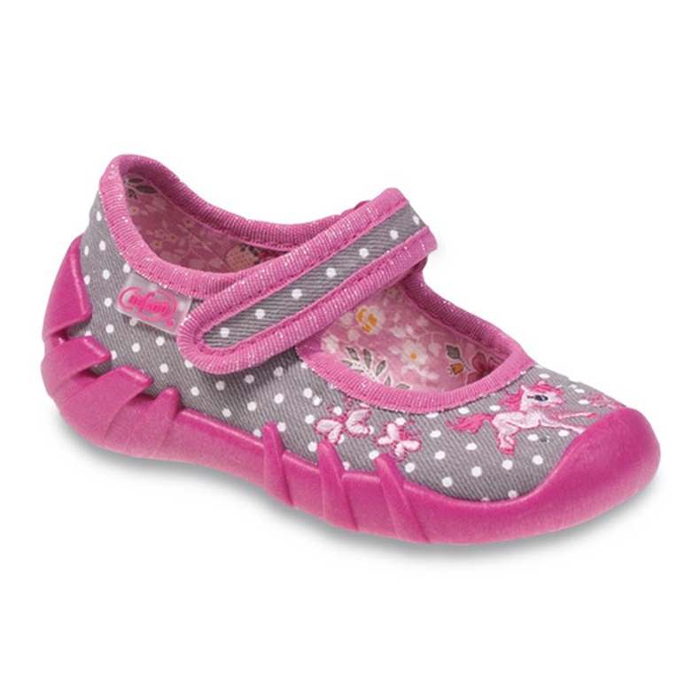 Zapatos befado niño 109P154 rosado gris