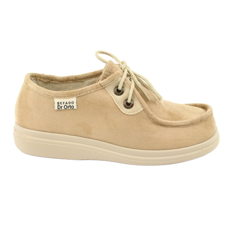 Zapatos de mujer befado pu 871D007 beige