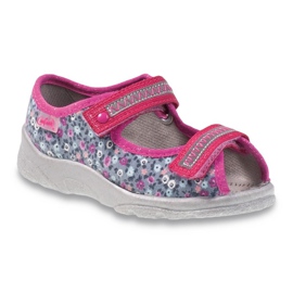 Zapatos befado niño 969X119 rosa gris