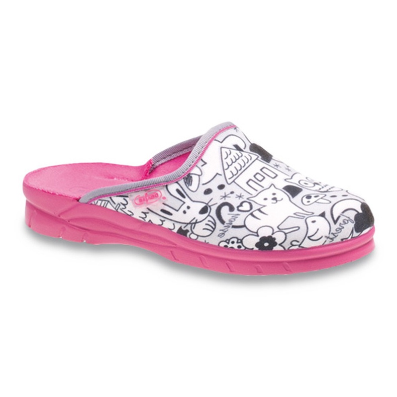 Patrón para colorear zapatos befado niños 708X003 rosado blanco