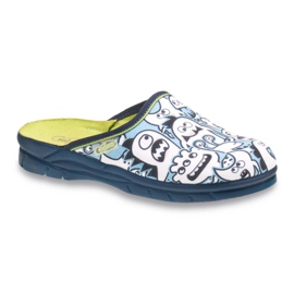 Patrón para colorear zapatos befado niños 708X004 azul