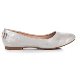 Bailarinas vinceza plata gris