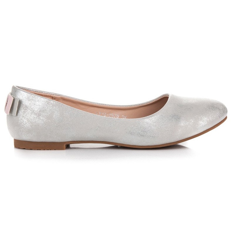Bailarinas vinceza plata gris
