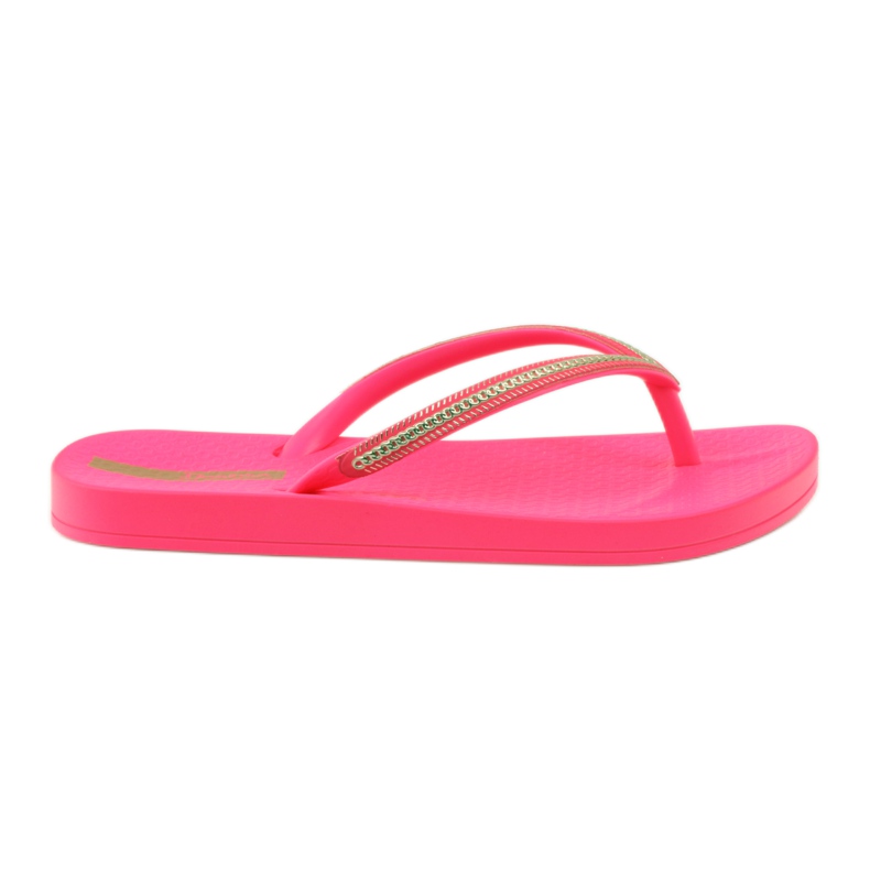 Chanclas cadena oro Ipanema 8238 rosado amarillo