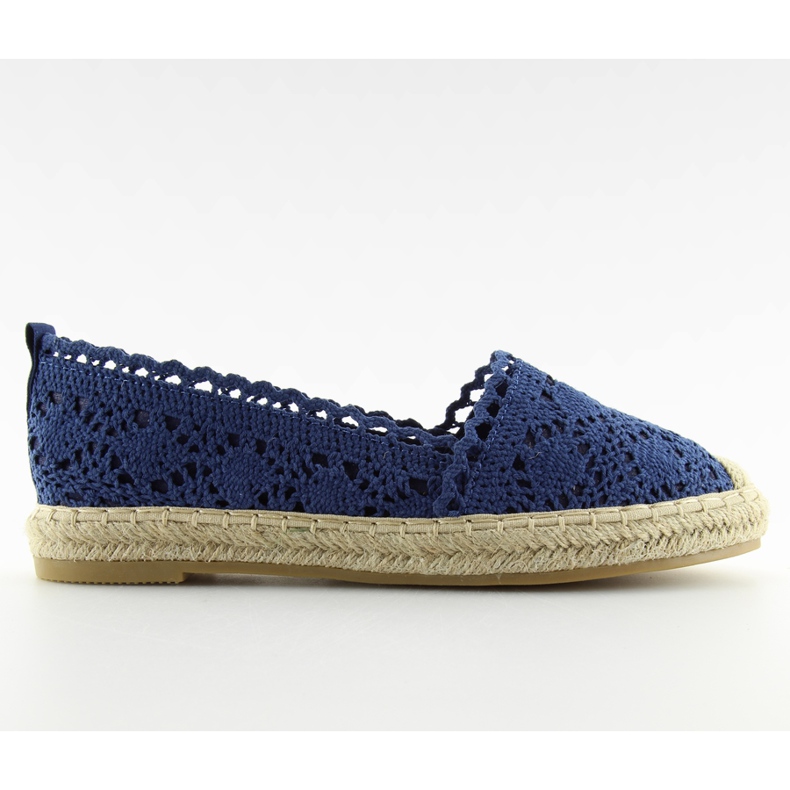 Alpargatas encaje azul marino BB11 jeans