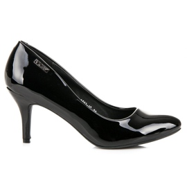 Vices Tacones brillo clasico negro