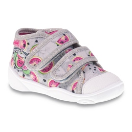 Zapatos befado niño 212P055 rosa gris