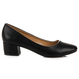 Lovery Bombas negras con tacones bajos negro Lovery Bombas negras con tacones bajos negro