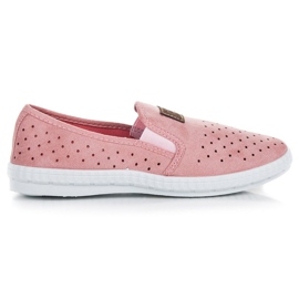 Mckeylor Zapatillas caladas rosa