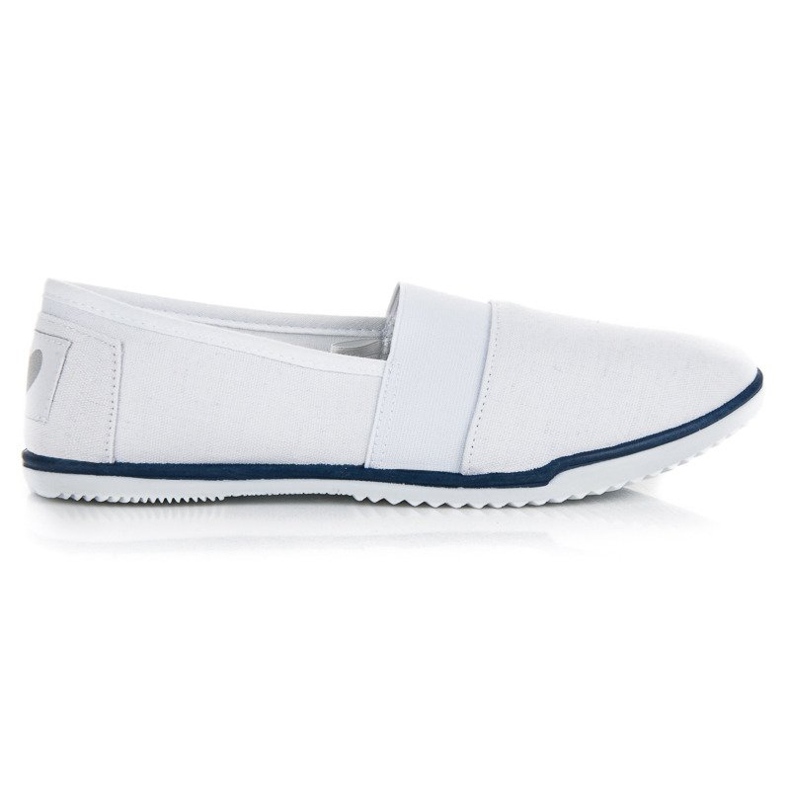 Slipony mckeylor textil blanco