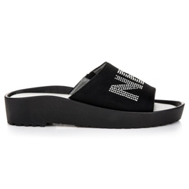 Zapatillas VINCEZA Ante Negro