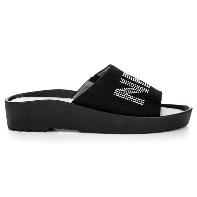 Zapatillas VINCEZA Ante Negro