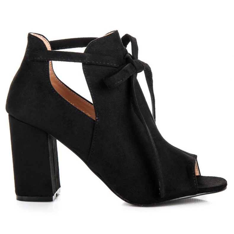 Sandalias vinceza ante cordones negro