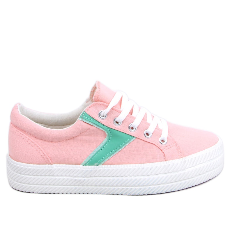 BM Rosa Zapatillas de suela alta K1831401 Rosa rosado