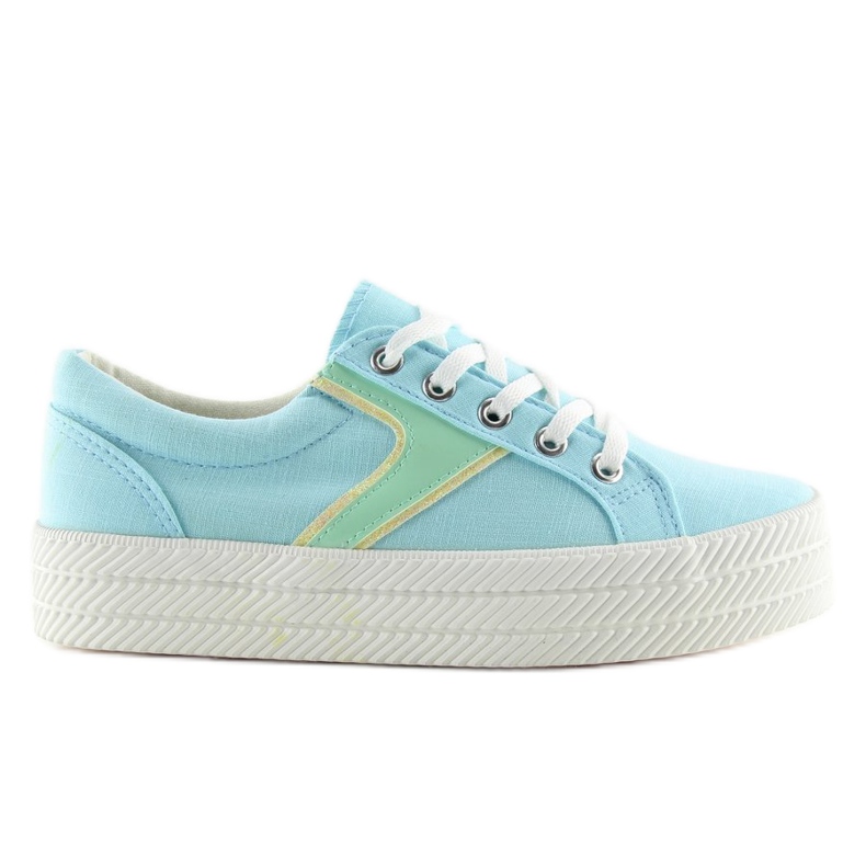 Azul K1831401 zapatillas Celeste de suela alta