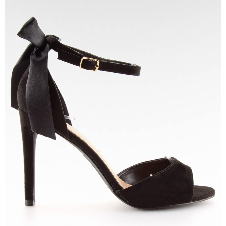 Sandalias negras con tacón alto Z921-7SA-2 negro Sandalias negras con tacón alto Z921-7SA-2 negro