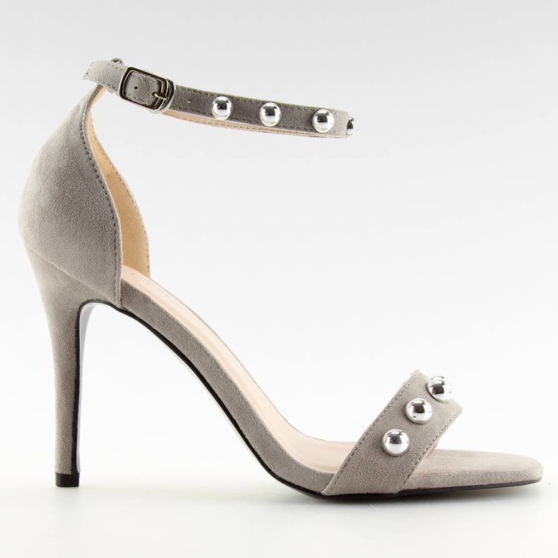 Sandalias tacón ZY118 L.GRAY gris