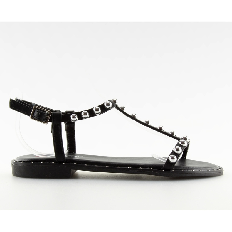 Sandalias con tachuelas negro DD88P negro