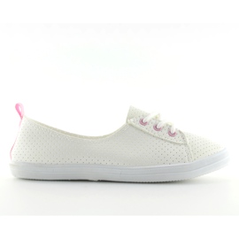 Deportivas mujer blancas L1832401 rosa blanco