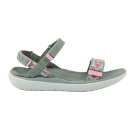 American Club Sandalias Spód ligeras americanas de EVA rosado gris