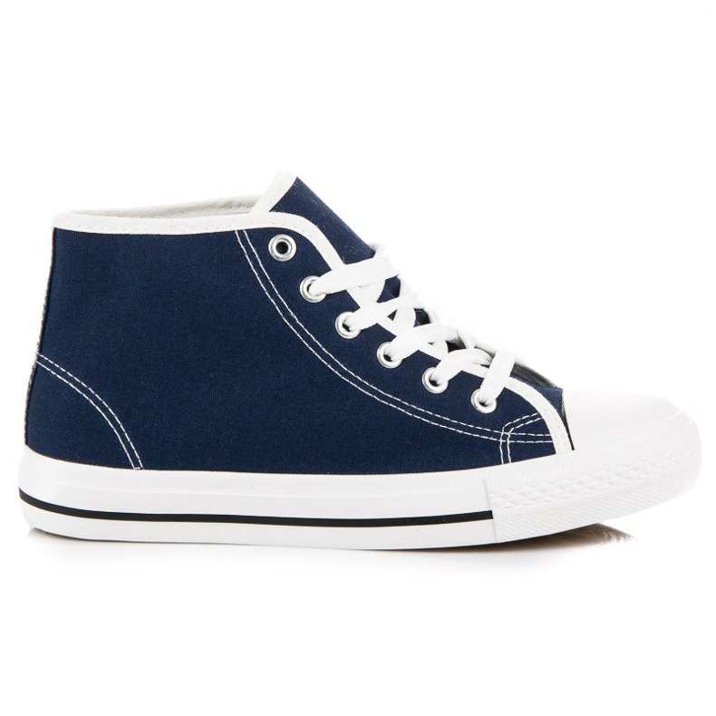 Deportivas azul marino por encima del tobillo Deportivas azul marino por encima del tobillo