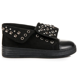Zapatillas Rock ante negro
