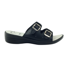 American Club Cómodas zapatillas médicas americanas 2/2018 negro