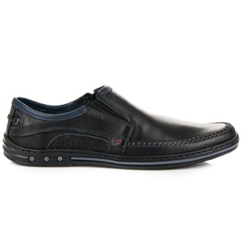 Mocasines lucca sin cordones negro