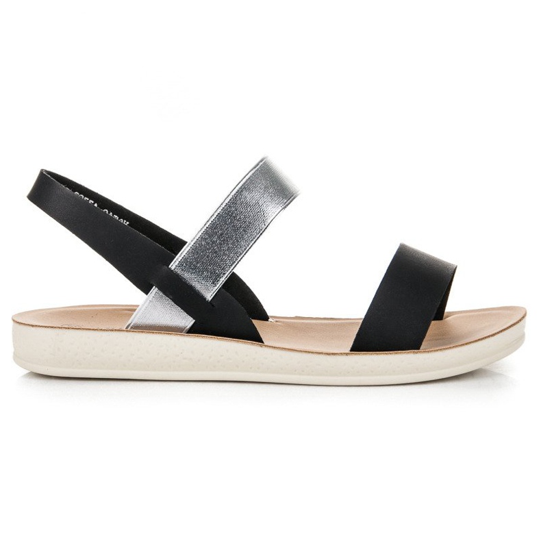 Sandalias con goma vinceza negro