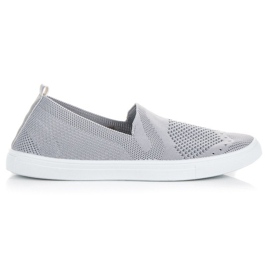 Zapatillas Mckeylor de tejido sin cordones gris