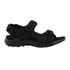 American Club Sandalias deportivas hombre piel americana negro
