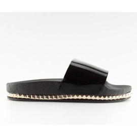 Pantuflas negras de mujer negras N-29 negras negro