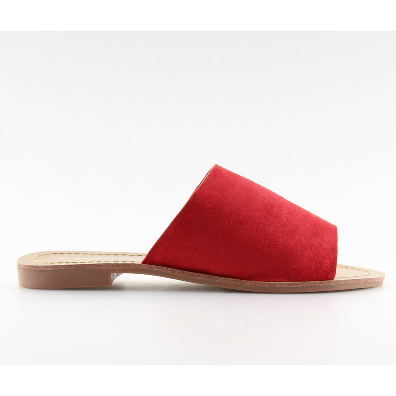 Babucha recta roja H8-116 Rojo