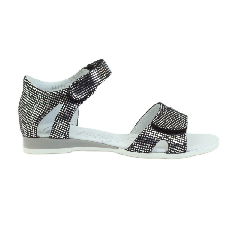 Sandalias lunares plateados Ren But 4333 negro gris Sandalias lunares plateados Ren But 4333 negro gris