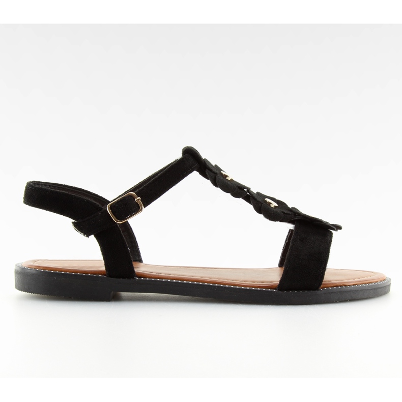 Sandalias mujer ante negro WL-001